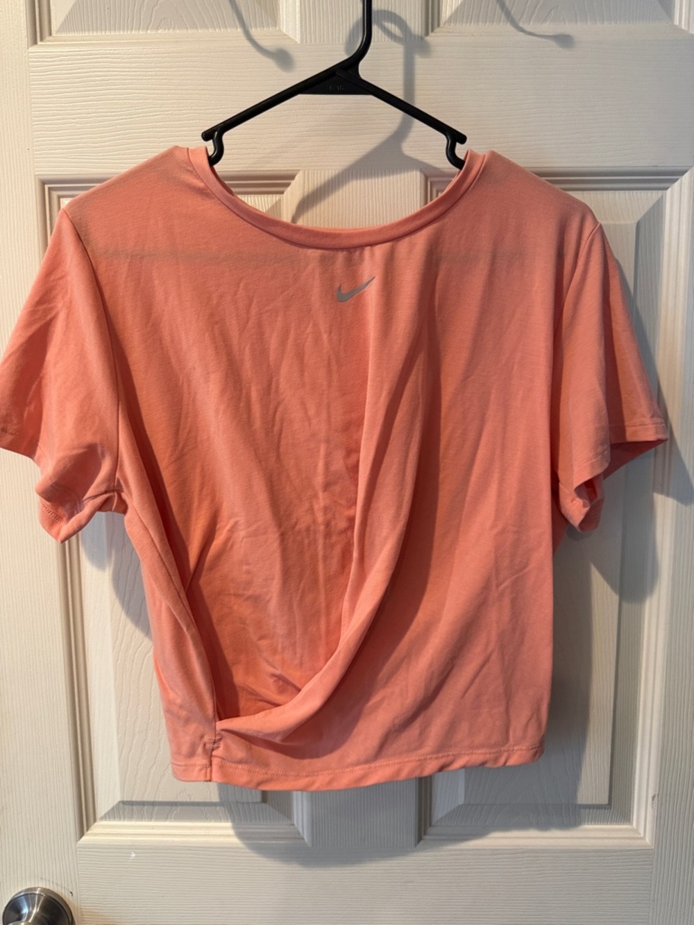 Nike Women’s Coral-Pink Short Sleeve Athletic Tee